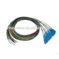 SC / PC Multimode 62.5 / 125, Singlemode 9/125 0.9mm Fiber Optic Pigtails 12 Farbe 12 Kerne